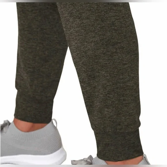 Mondetta Brushed Olive Green Joggers Activewear High Rise Full Length Casual Gym - Picture 5 of 16